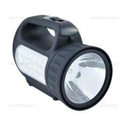 Lanterna LED De Mana 15W cu Acumulator 220V